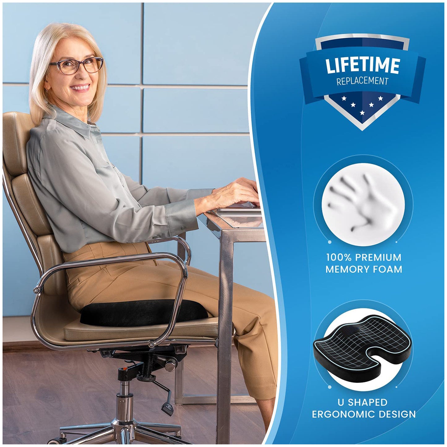 Coccyx Pain Relief Cushion | Posture Support | ActiveSupport UK