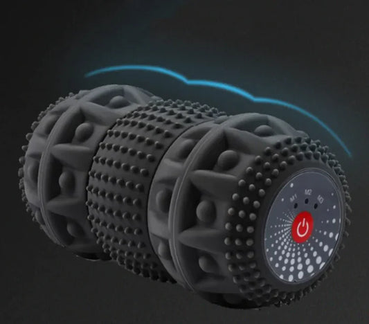 Electric Deep Tissue Foam Roller - electric vibrating muscle therapy roller for back and legs UK - ActiveSupport UK