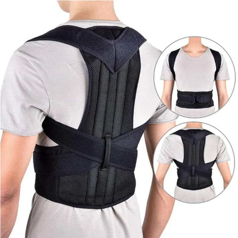 PosturePro Adjustable Back & Shoulder Support Brace
