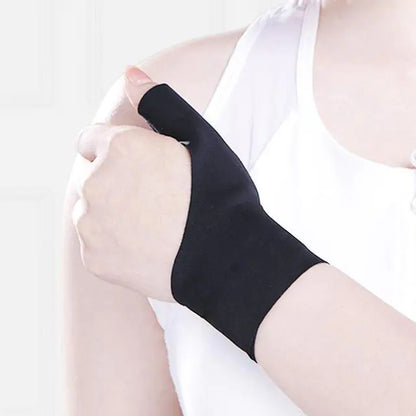 Black thumb spica wrist brace for De Quervain's tenosynovitis and wrist pain - ActiveSupport UK