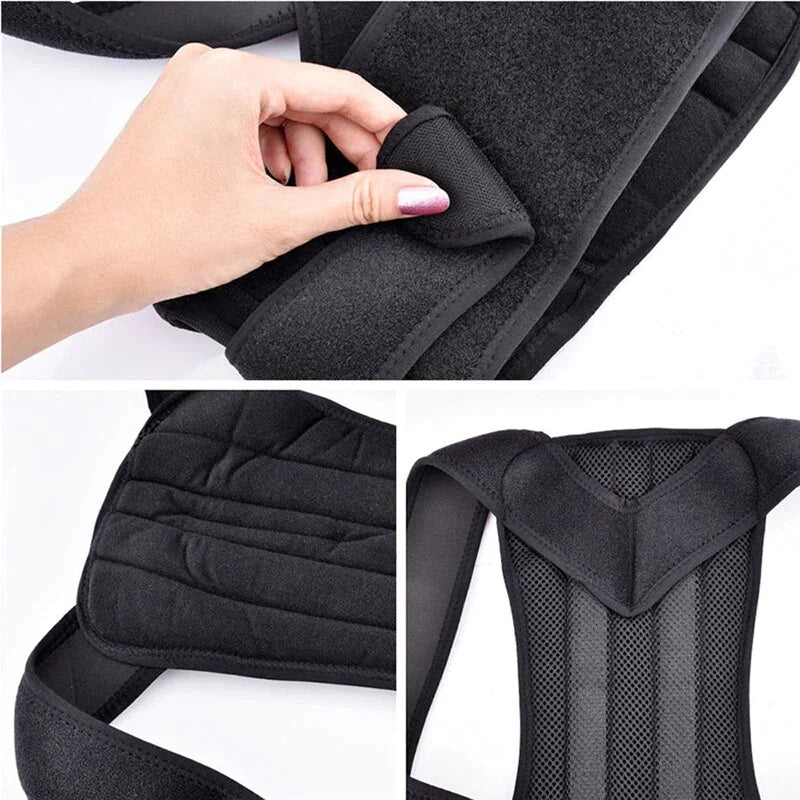 PosturePro Adjustable Back & Shoulder Support Brace