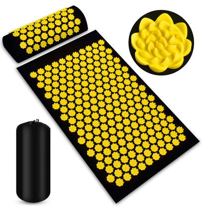 Acupressure Relief Mat and Pillow Kit