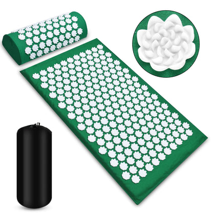 Acupressure Relief Mat and Pillow Kit