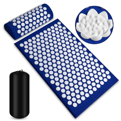 Acupressure Relief Mat and Pillow Kit