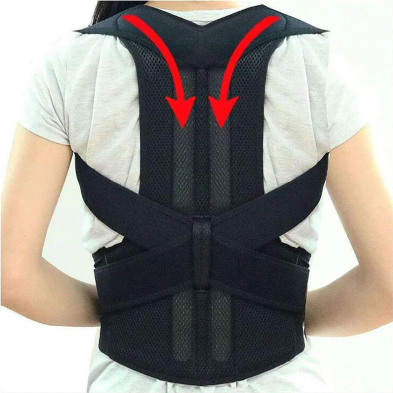 PosturePro Adjustable Back & Shoulder Support Brace