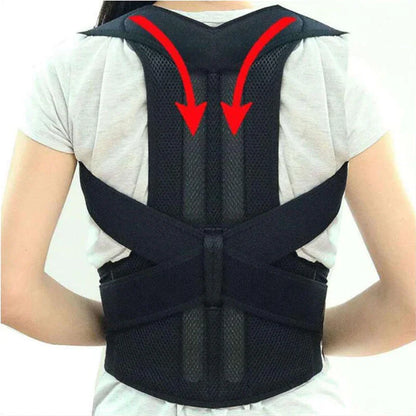 PosturePro Adjustable Back & Shoulder Support Brace